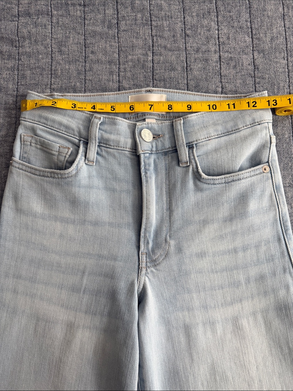 FRAME Petite Le Pixie Slim Palazzo Jeans - Picture 13 of 13